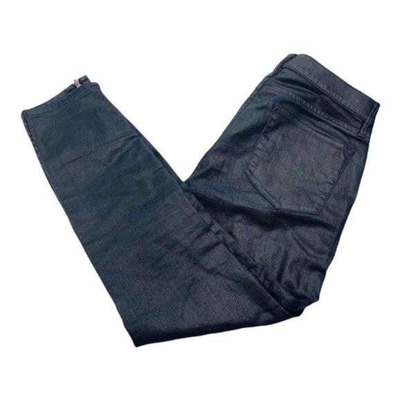 Lou & Grey Womens Modern Skinny Ankle Pants 27/4 Dark Denim Cotton/Spandex Blend - Picture 7 of 10